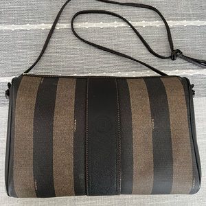 Fendi Vintage Pequin Crossbody
